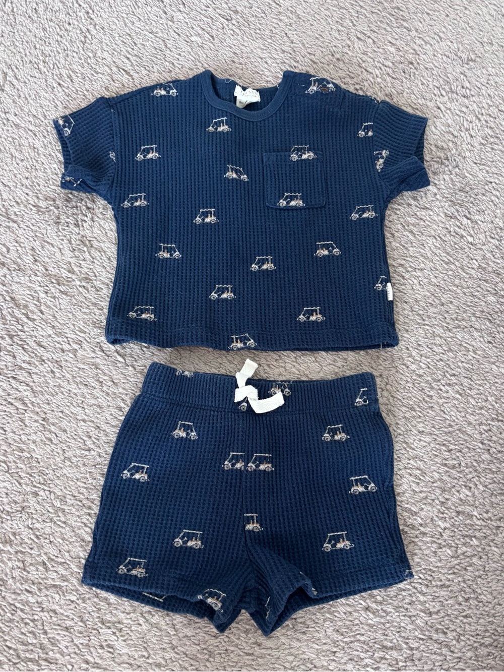 Petit Lem Golf Cart Thermal Organic Cotton Set